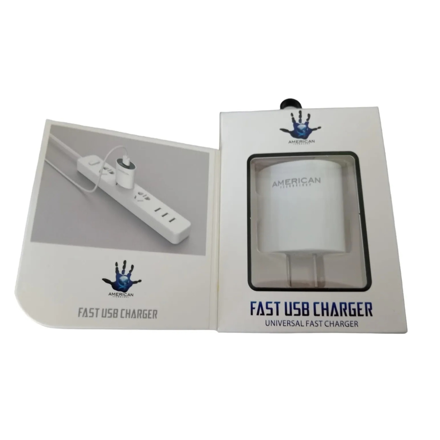 Cabezal Adaptador Usb De Viaje 3a/at Ca01 Carga Rápida / Blanco